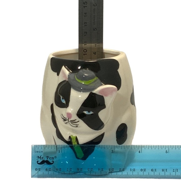 Best Friends Cat Mug Gift Novelty Cocoa Cup 16 Oz White Multicolor - Picture 7 of 13